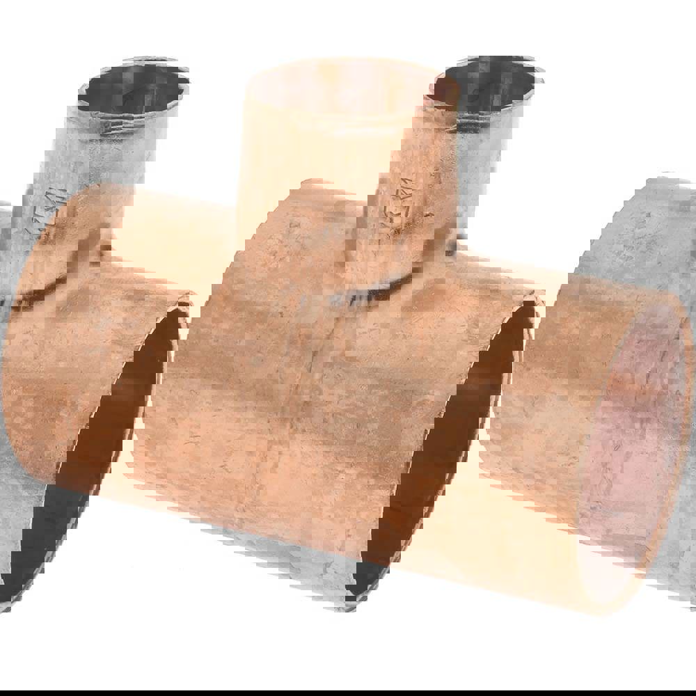 Wrot Copper Pipe Tee: 1-1/4